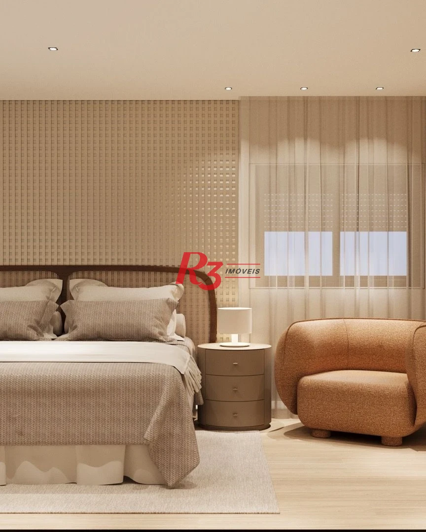 Apartamento com 4 dormitórios à venda, 291 m² por R$ 3.490.000,00 - Boqueirão - Santos/SP