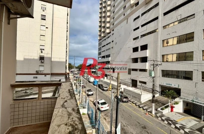 Apartamento com 2 dormitórios à venda, 81 m² por R$ 670.000,00 - Boqueirão - Santos/SP