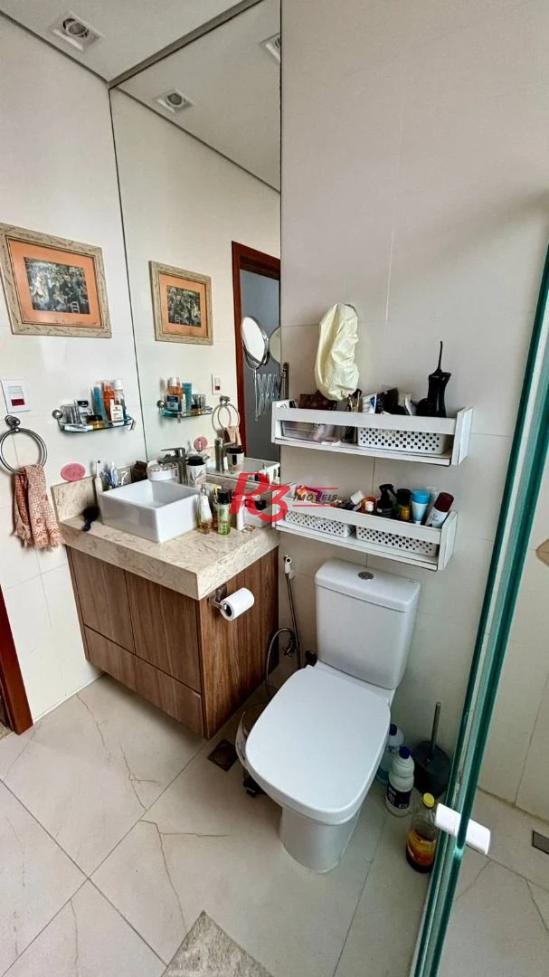 Apartamento com 2 dormitórios à venda, 81 m² por R$ 670.000,00 - Boqueirão - Santos/SP