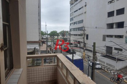 Apartamento com 2 dormitórios à venda, 81 m² por R$ 670.000,00 - Boqueirão - Santos/SP