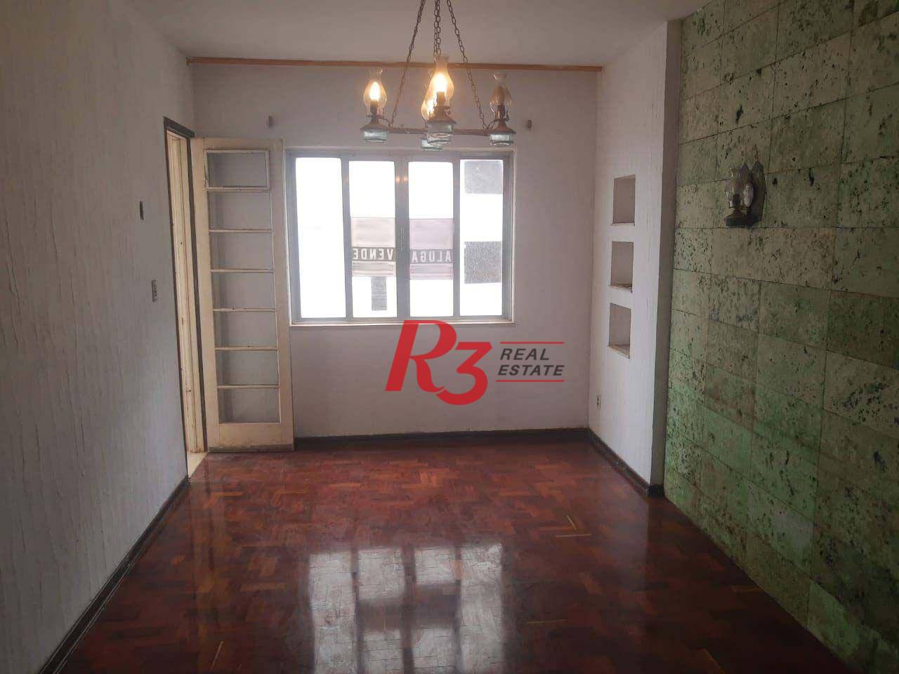 Apartamento com 2 dormitórios à venda, 81 m² por R$ 670.000,00 - Boqueirão - Santos/SP