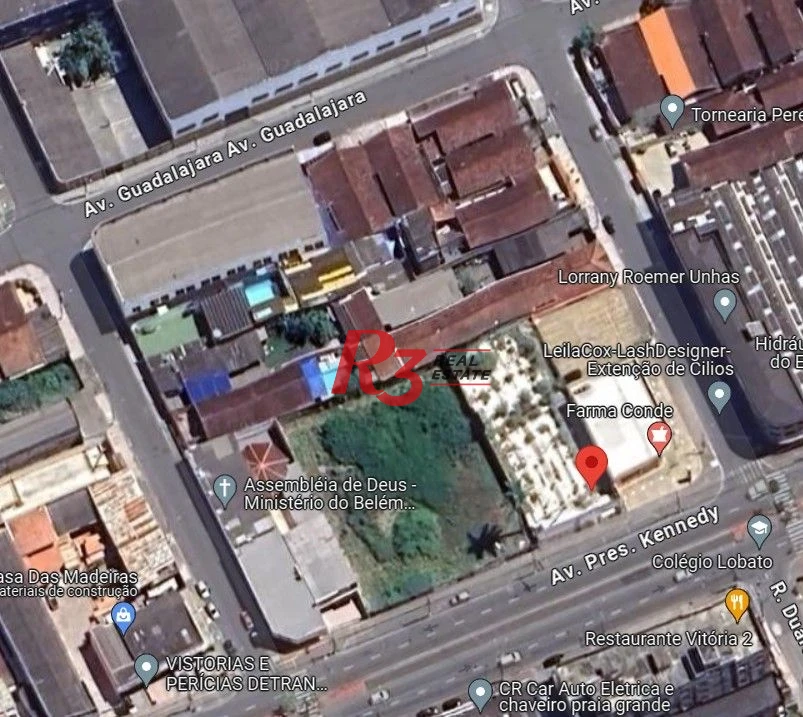 Terreno, 934 m² - venda por R$ 6.000.000,00 ou aluguel por R$ 21.750,00/mês - Aviação - Praia Grande/SP