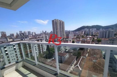Apartamento com 2 dormitórios à venda, 74 m²  - Campo Grande - Santos/SP