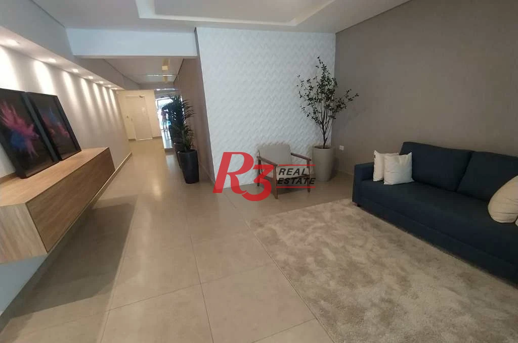 Apartamento com 2 dormitórios à venda, 74 m² por R$ 650.000,00 - Campo Grande - Santos/SP