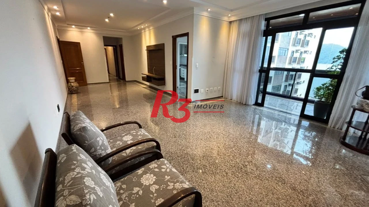 Apartamento com 3 dormitórios à venda, 177 m² por R$ 1.600.000,00 - Ponta da Praia - Santos/SP