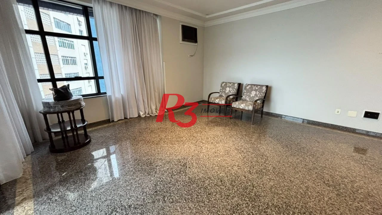 Apartamento com 3 dormitórios à venda, 177 m² por R$ 1.600.000,00 - Ponta da Praia - Santos/SP