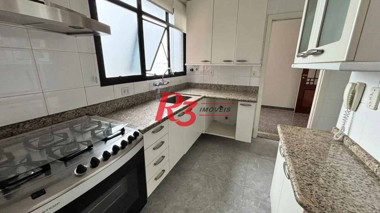 Apartamento com 3 dormitórios à venda, 177 m² por R$ 1.600.000,00 - Ponta da Praia - Santos/SP