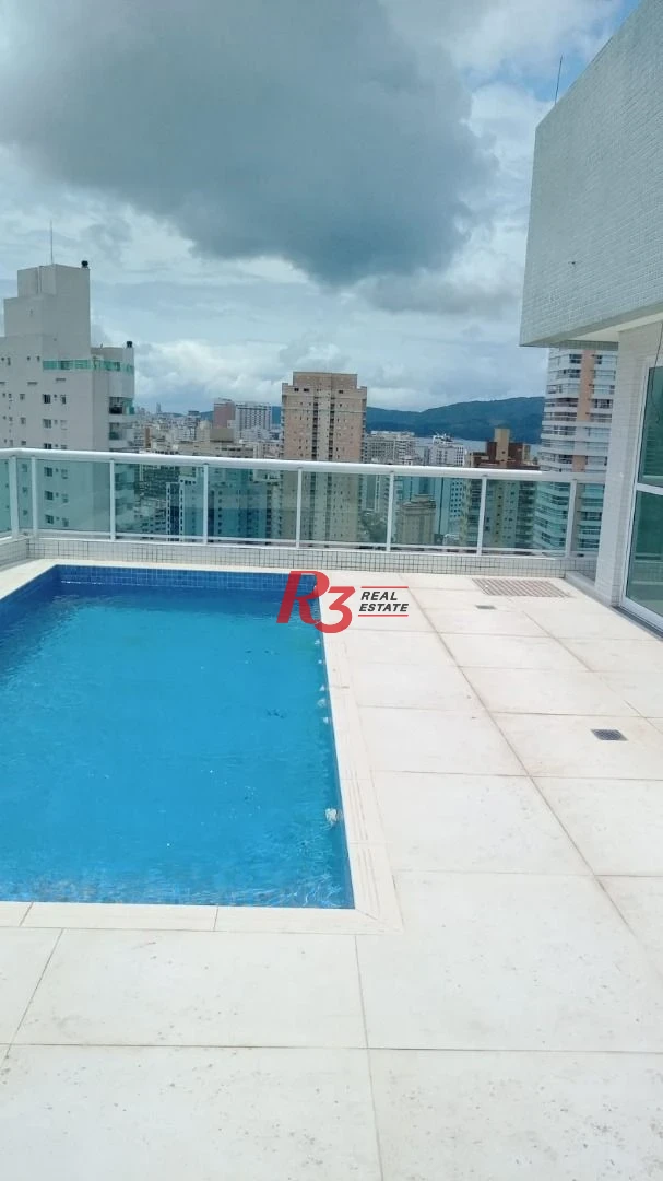 Cobertura à venda, 289 m² por R$ 3.990.000,00 - Gonzaga - Santos/SP