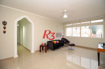 Apartamento com 2 dormitórios à venda, 110 m² - José Menino - Santos/SP