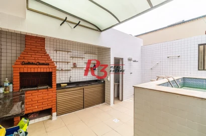 Casa com 3 dormitórios à venda, 150 m² por R$ 1.100.000,00 - Embaré - Santos/SP