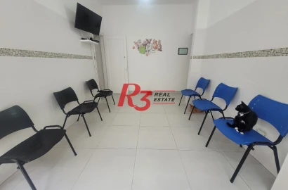 Sala para alugar, 76 m² por R$ 2.500,00/mês - Boqueirão - Santos/SP