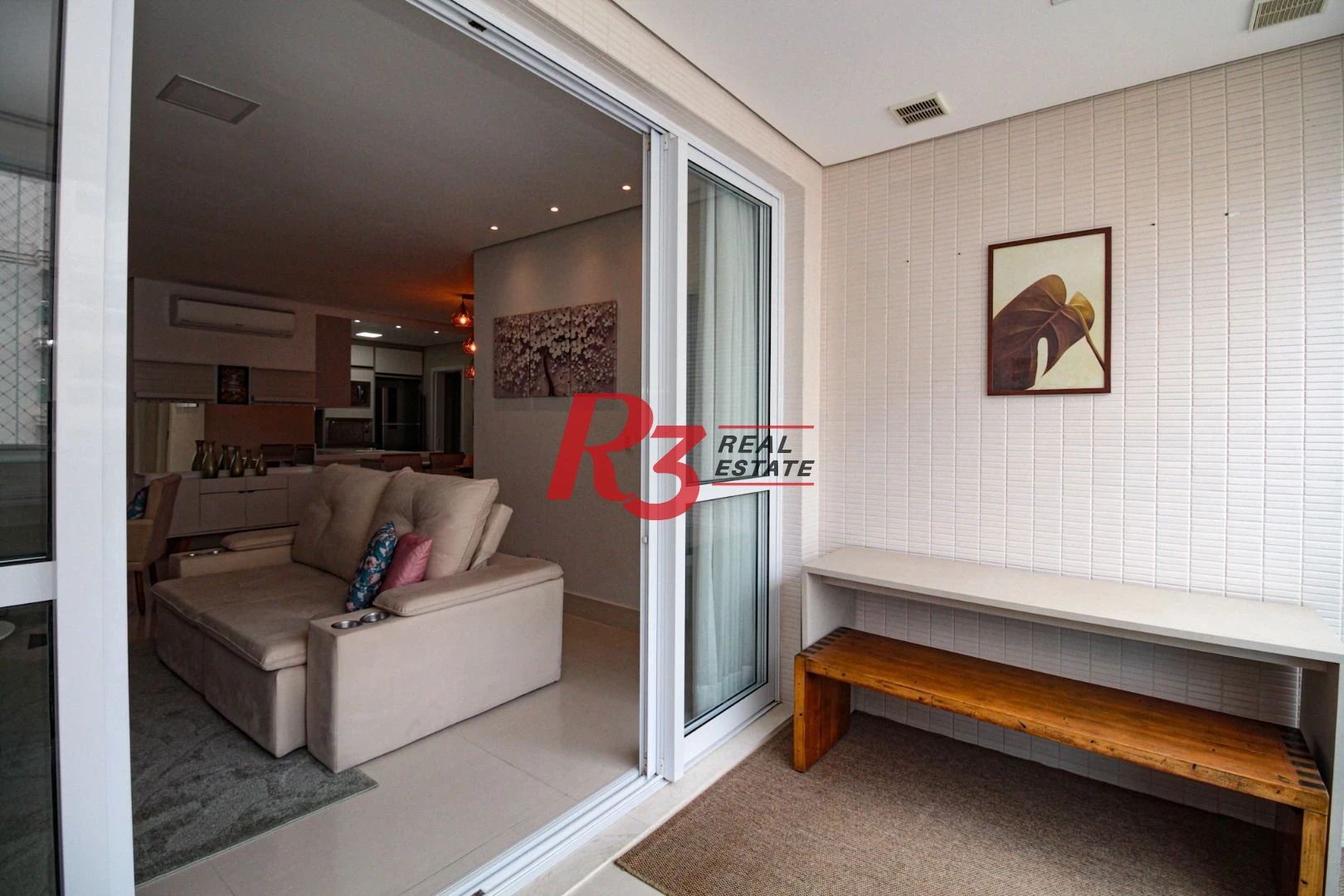 Apartamento com 1 dormitório para alugar, 95 m² por R$ 8.500,00/mês - Aparecida - Santos/SP