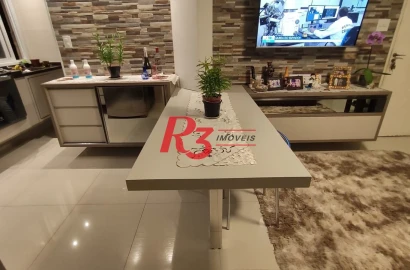 Apartamento à venda, 72 m² por R$ 480.000,00 - Encruzilhada - Santos/SP
