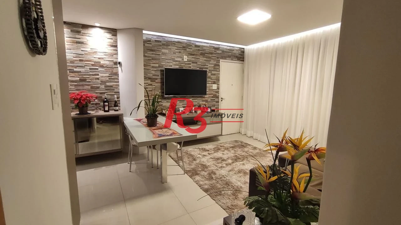 Apartamento à venda, 72 m² por R$ 480.000,00 - Encruzilhada - Santos/SP