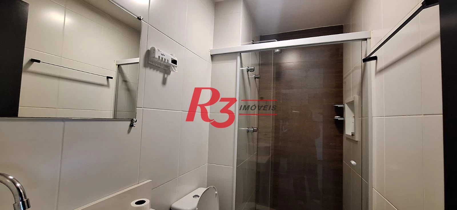 Apartamento com 1 dormitório para alugar, 48 m² por R$ 4.500,00/mês - José Menino - Santos/SP