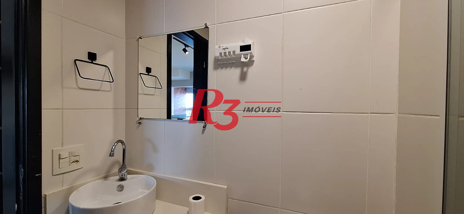 Apartamento com 1 dormitório para alugar, 48 m² por R$ 4.500,00/mês - José Menino - Santos/SP