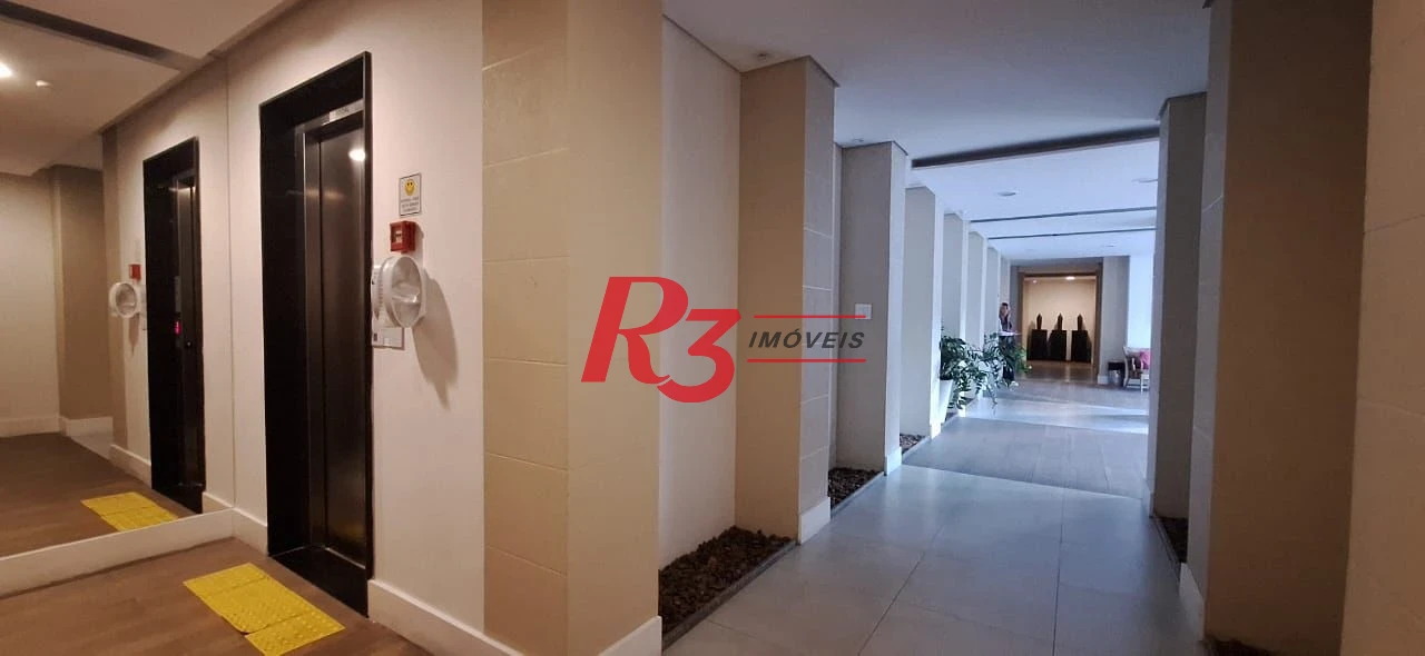 Apartamento com 1 dormitório para alugar, 48 m² por R$ 4.500,00/mês - José Menino - Santos/SP