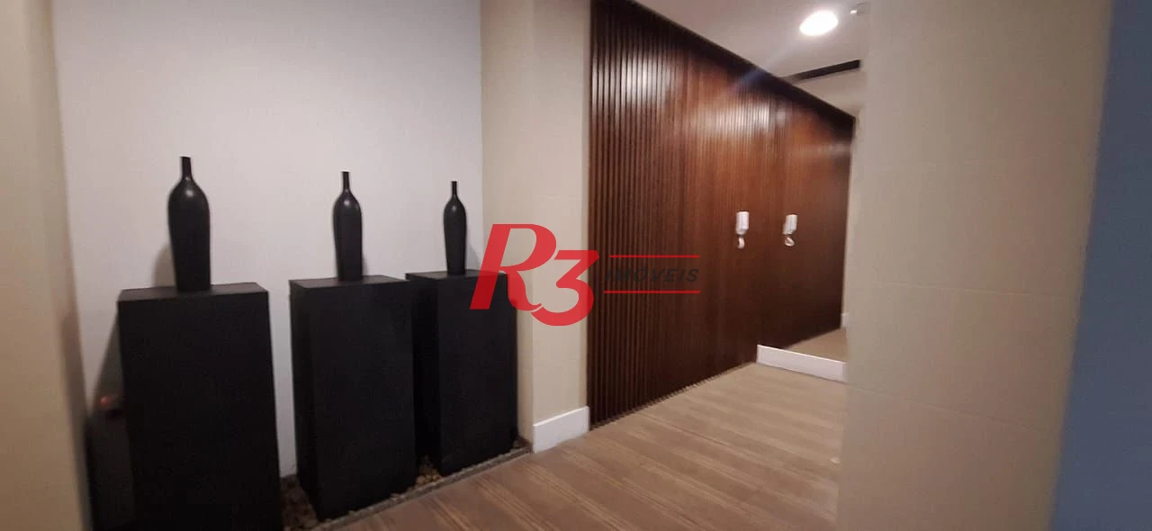 Apartamento com 1 dormitório para alugar, 48 m² por R$ 4.500,00/mês - José Menino - Santos/SP