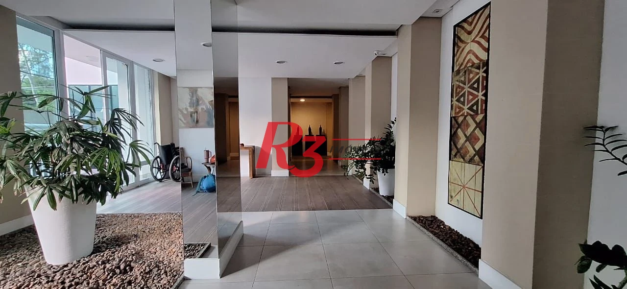 Apartamento com 1 dormitório para alugar, 48 m² por R$ 4.500,00/mês - José Menino - Santos/SP