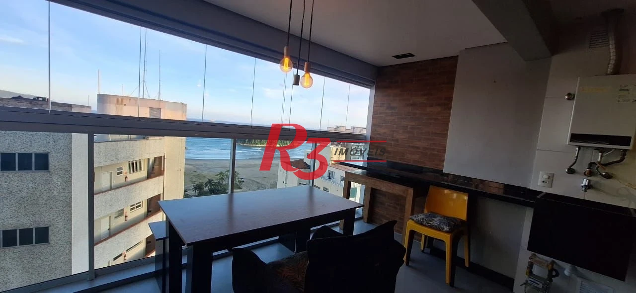 Apartamento com 1 dormitório para alugar, 48 m² por R$ 4.500,00/mês - José Menino - Santos/SP