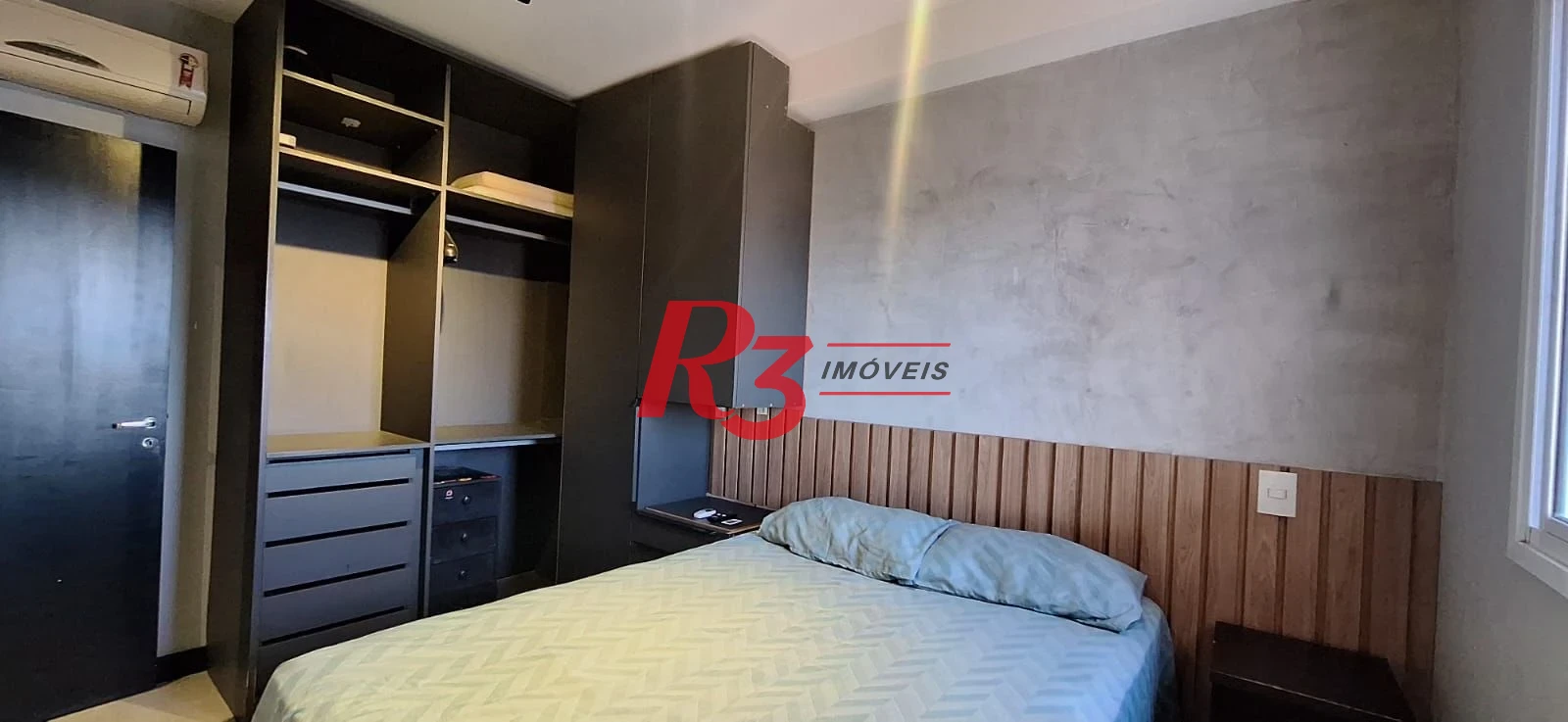 Apartamento com 1 dormitório para alugar, 48 m² por R$ 4.500,00/mês - José Menino - Santos/SP