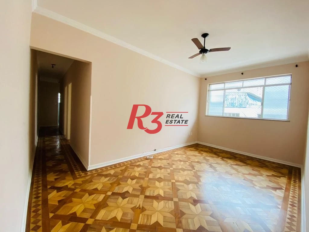 Apartamento com 3 dormitórios à venda, 100 m² por R$ 450.000,00 - Gonzaga - Santos/SP