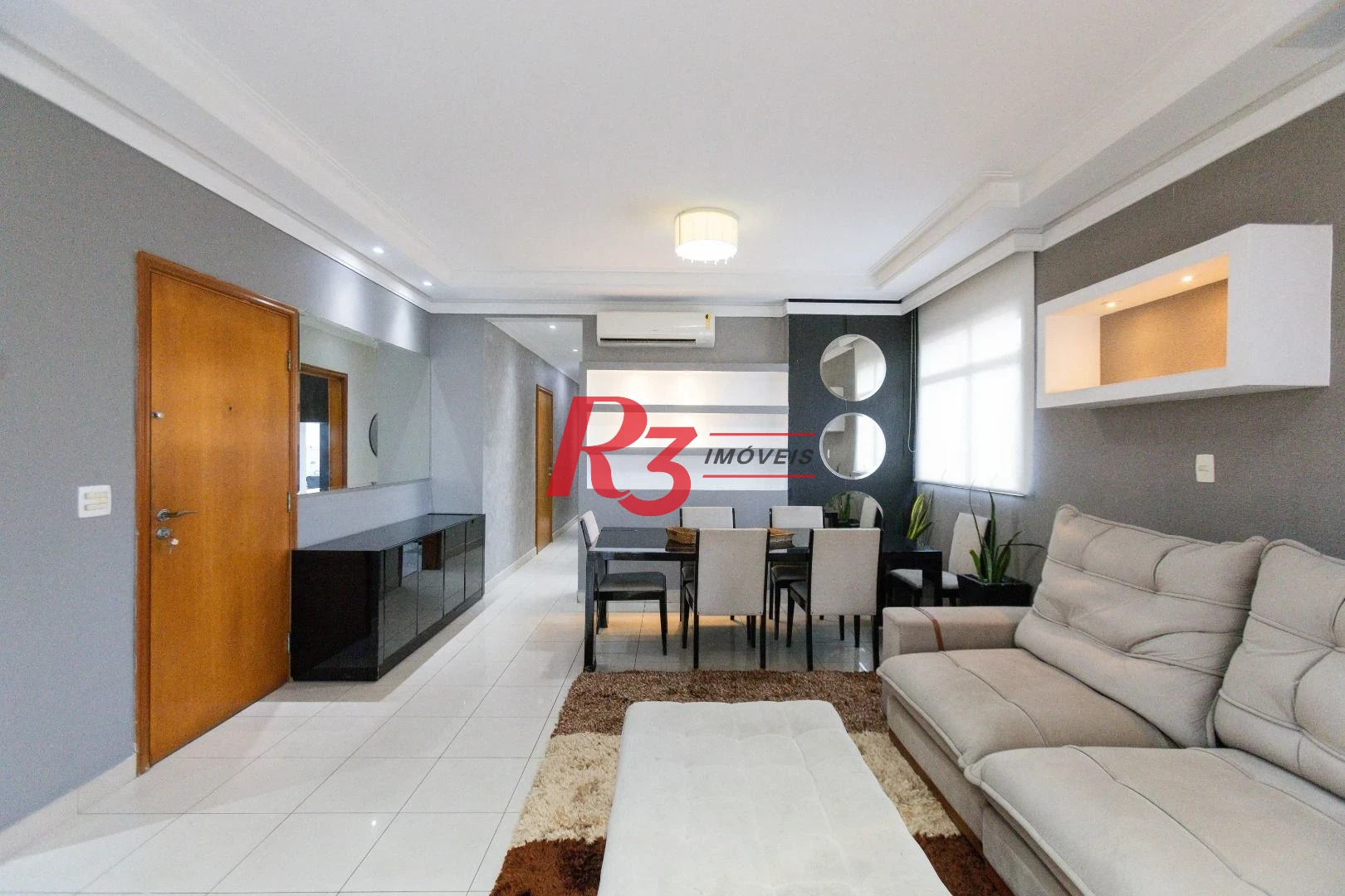 Apartamento com 3 dormitórios para alugar, 150 m² por R$ 9.500,00/mês - Boqueirão - Santos/SP