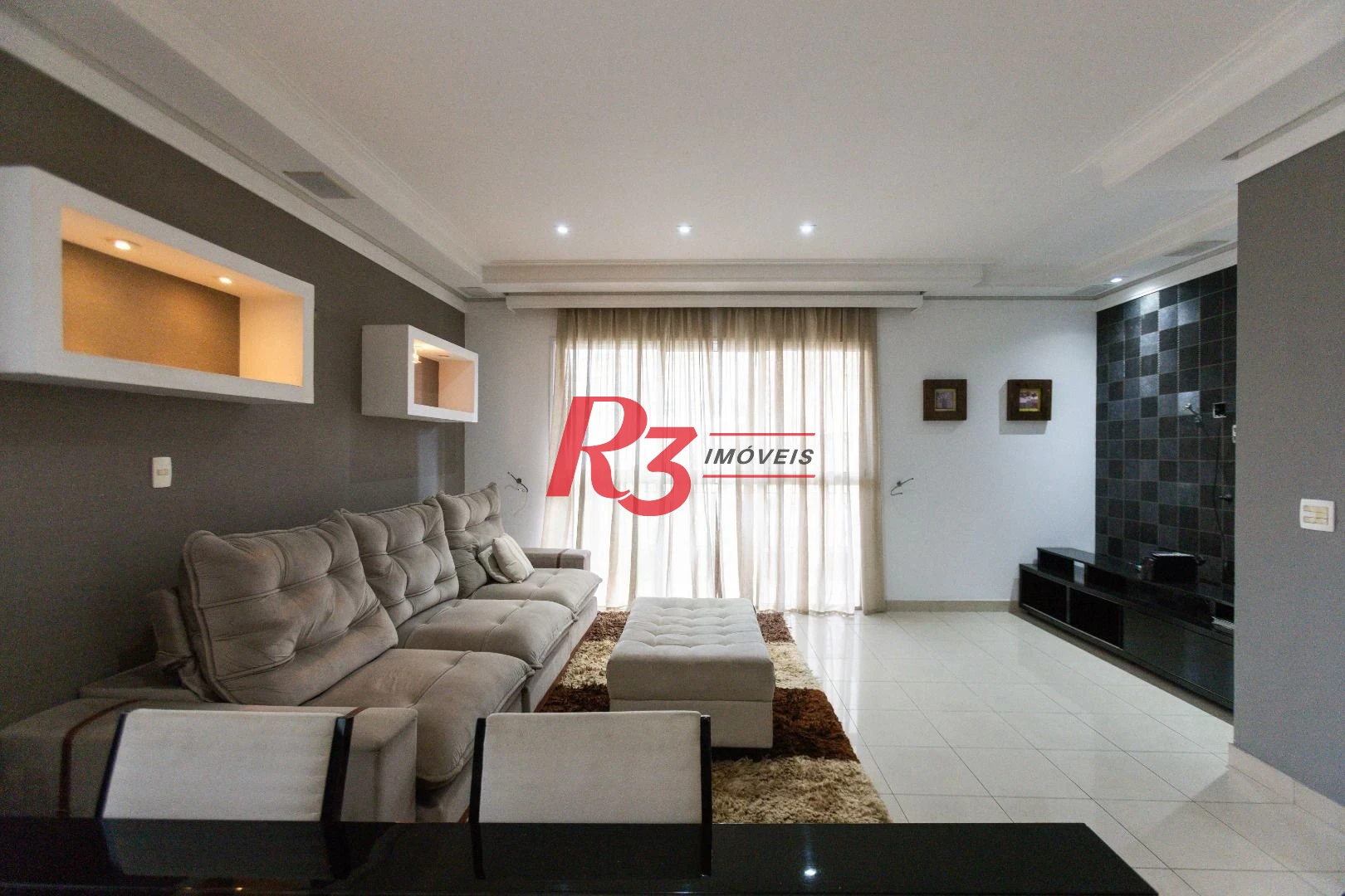 Apartamento com 3 dormitórios para alugar, 150 m² por R$ 9.500,00/mês - Boqueirão - Santos/SP