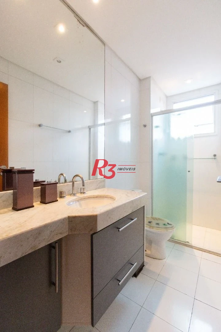 Apartamento com 3 dormitórios para alugar, 150 m² por R$ 9.500,00/mês - Boqueirão - Santos/SP