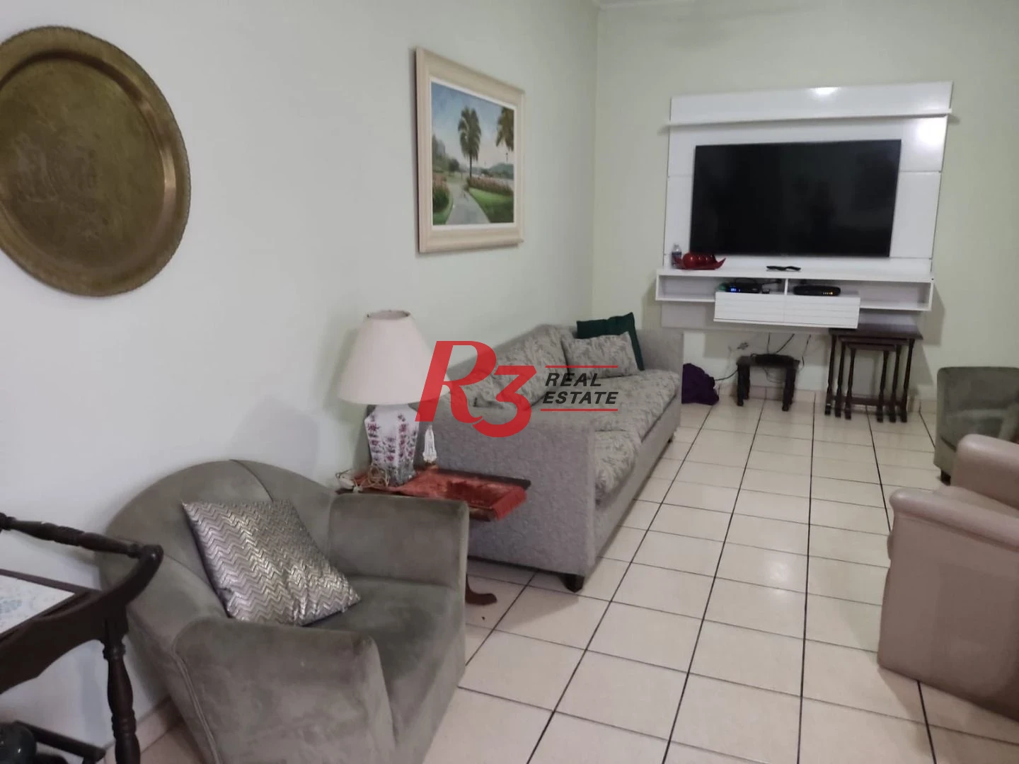 Apartamento com 3 dormitórios à venda, 102 m² por R$ 700.000,00 - Gonzaga - Santos/SP