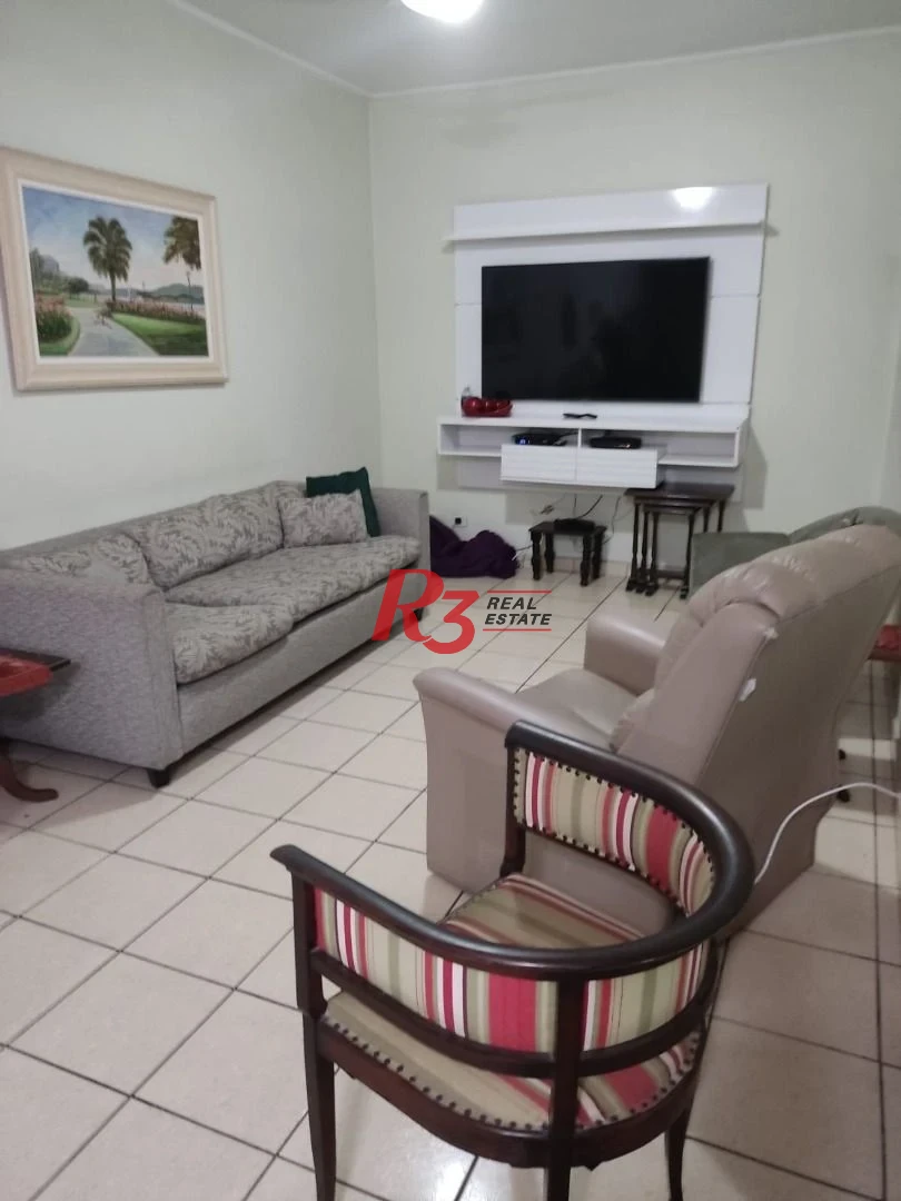 Apartamento com 3 dormitórios à venda, 102 m² por R$ 700.000,00 - Gonzaga - Santos/SP