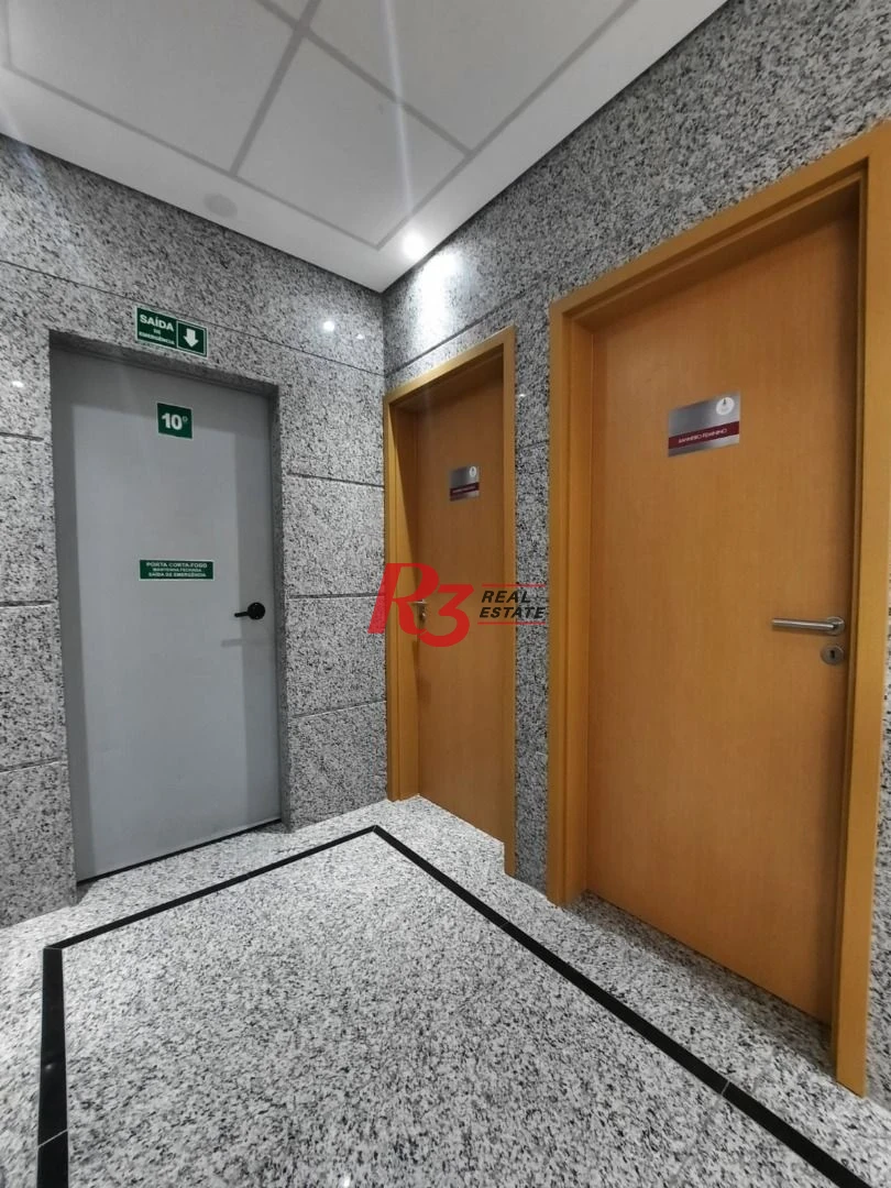 Andar Corporativo para alugar, 564 m² por R$ 36.800,53/mês - Vila Matias - Santos/SP