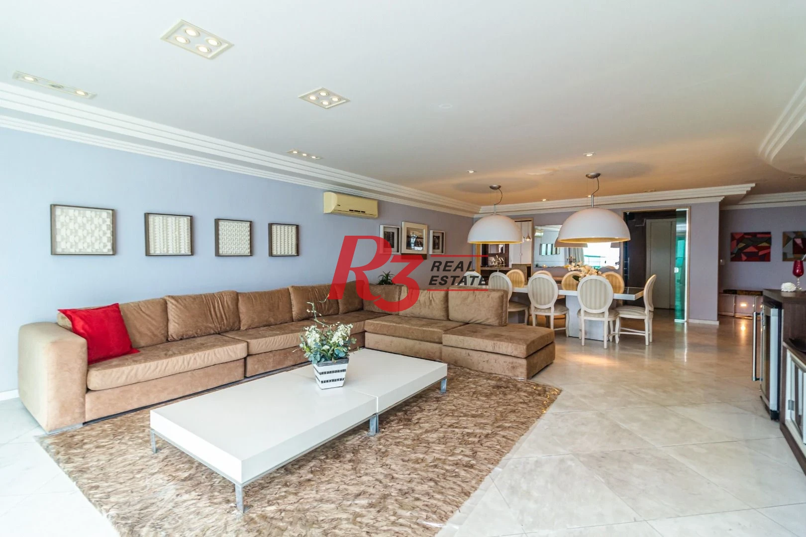 Cobertura com 4 dormitórios à venda, 440 m² por R$ 3.800.000,00 - Vila Guilhermina - Praia Grande/SP