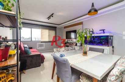Apartamento à venda, 92 m² por R$ 600.000,00 - Ponta da Praia - Santos/SP