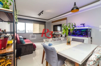 Apartamento com 2 dormitórios à venda, 92 m² por R$ 600.000,00 - Ponta da Praia - Santos/SP