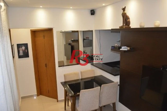 Sobrado com 3 dormitórios à venda, 180 m² - Castelo - Santos/SP