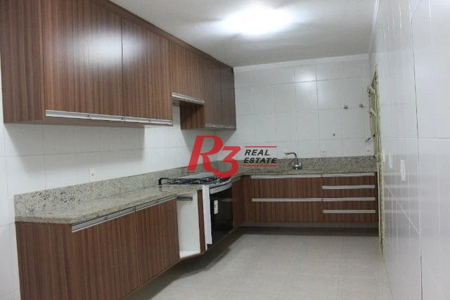 Apartamento para alugar, 179 m² por R$ 7.792,00/mês - Gonzaga - Santos/SP
