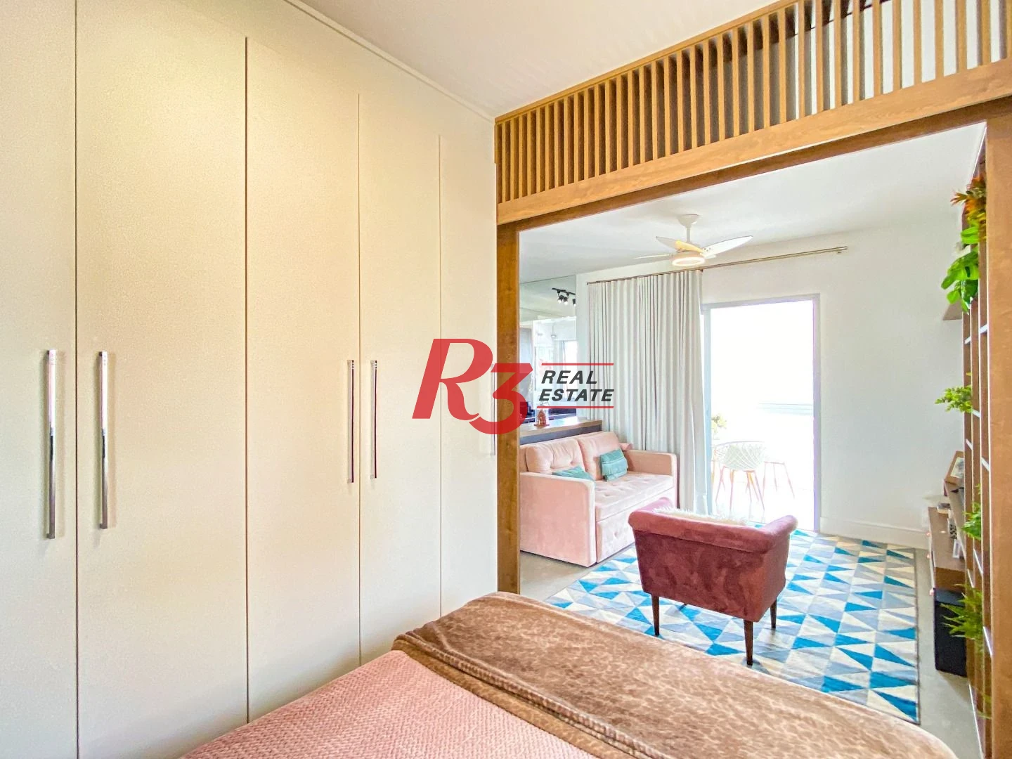 PORTEIRA FECHADA , Apartamento com 1 dormitório à venda, 46 m² por R$ 795.000 - Boqueirão - Santos/SP