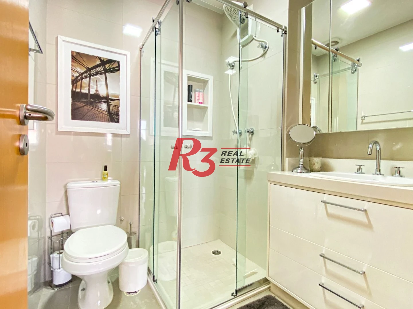 PORTEIRA FECHADA , Apartamento com 1 dormitório à venda, 46 m² por R$ 795.000 - Boqueirão - Santos/SP