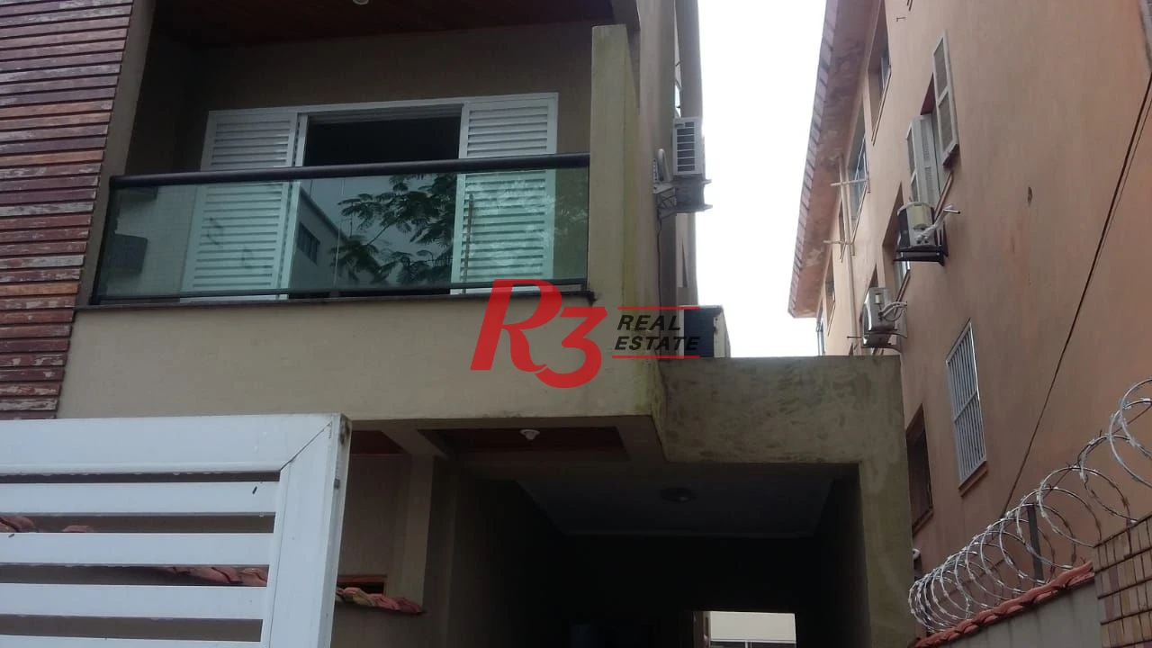 Casa triplex com 4 dormitórios à venda, 202 m² - Embaré - Santos/SP