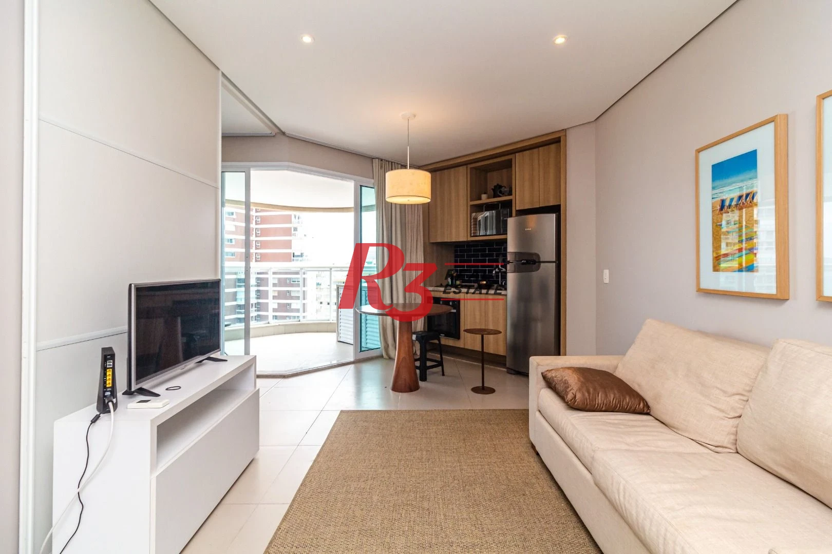 Apartamento para alugar, 45 m² por R$ 5.900,00/mês - Pompéia - Santos/SP
