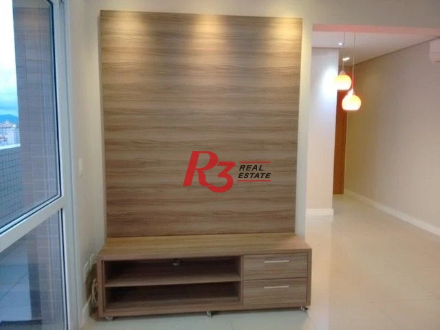 Apartamento com 2 dormitórios para alugar, 85 m² por R$ 6.200,00/mês - Gonzaga - Santos/SP