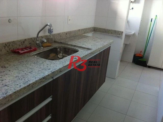 Apartamento com 2 dormitórios para alugar, 85 m² por R$ 6.200,00/mês - Gonzaga - Santos/SP