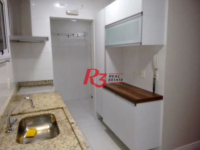 Apartamento com 2 dormitórios para alugar, 85 m² por R$ 6.200,00/mês - Gonzaga - Santos/SP