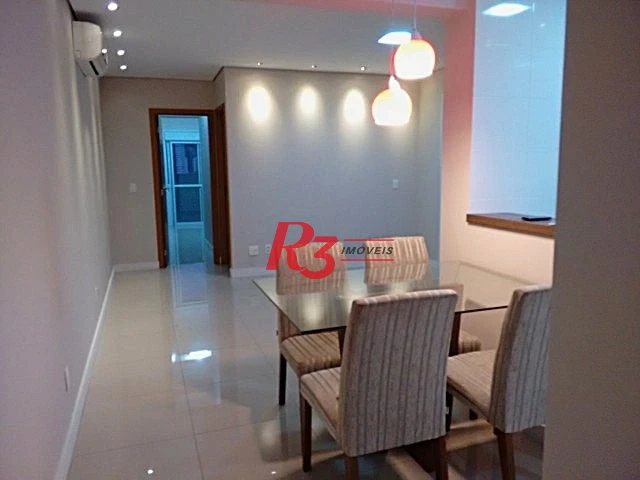 Apartamento com 2 dormitórios para alugar, 85 m² por R$ 6.200,00/mês - Gonzaga - Santos/SP