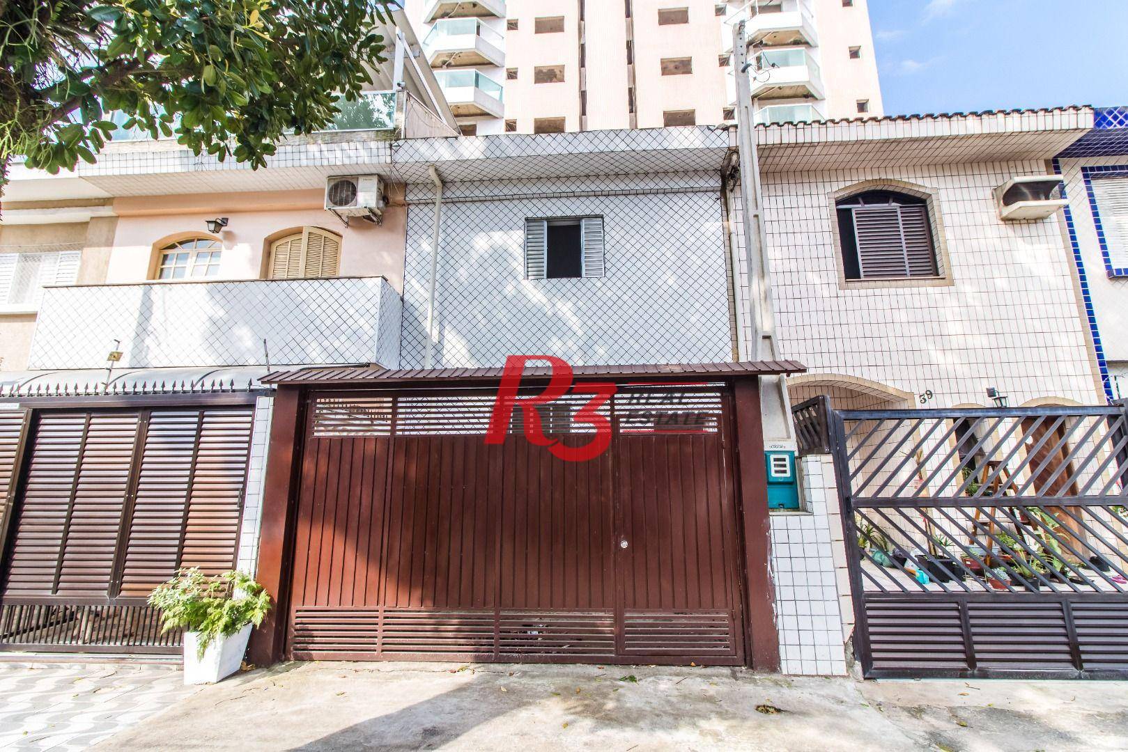 Sobrado com 2 dormitórios para alugar, 79 m² por R$ 5.500,00/mês - Boqueirão - Santos/SP