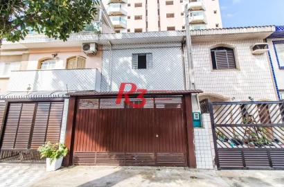 Sobrado com 2 dormitórios para alugar, 79 m² por R$ 5.500,00/mês - Boqueirão - Santos/SP