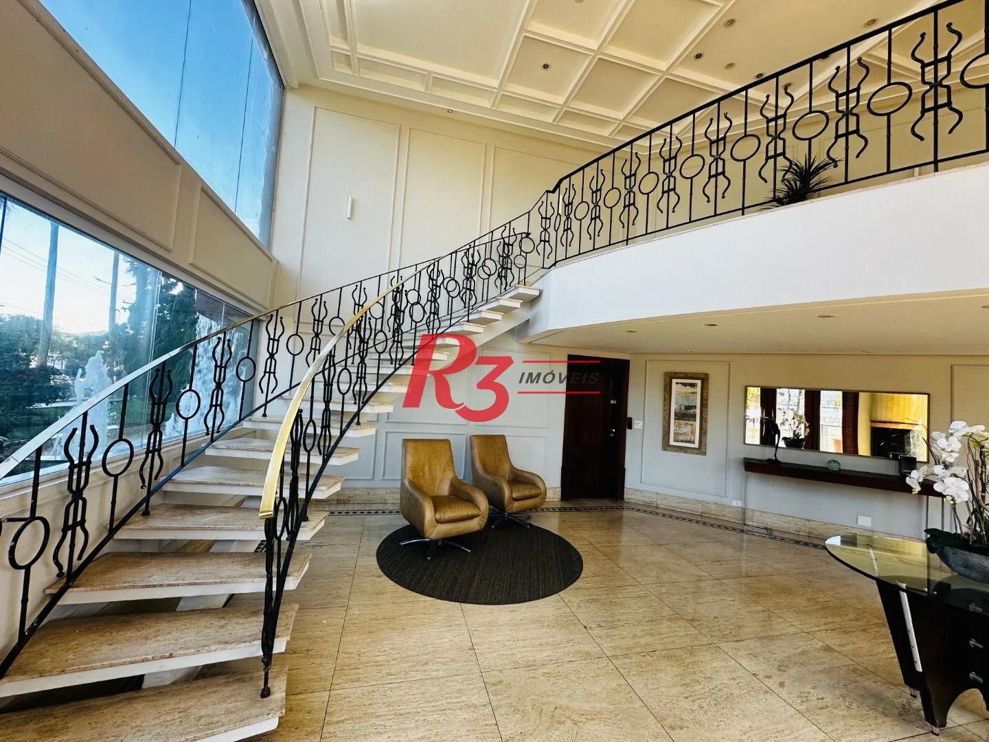 Apartamento com 3 dormitórios para alugar, 199 m² - Ponta da Praia - Santos/SP