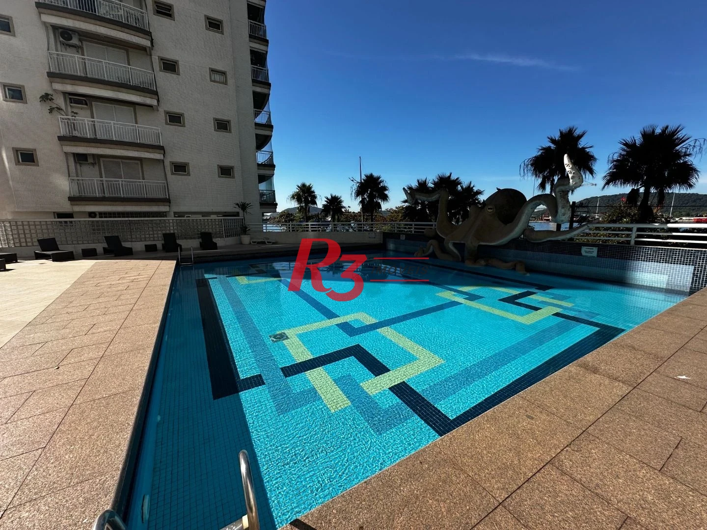 Apartamento com 3 dormitórios para alugar, 199 m² - Ponta da Praia - Santos/SP