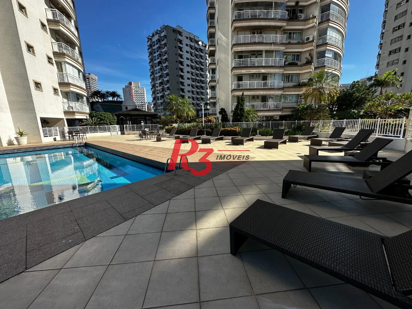 Apartamento com 3 dormitórios para alugar, 199 m² - Ponta da Praia - Santos/SP